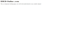 Desktop Screenshot of idedonline.com